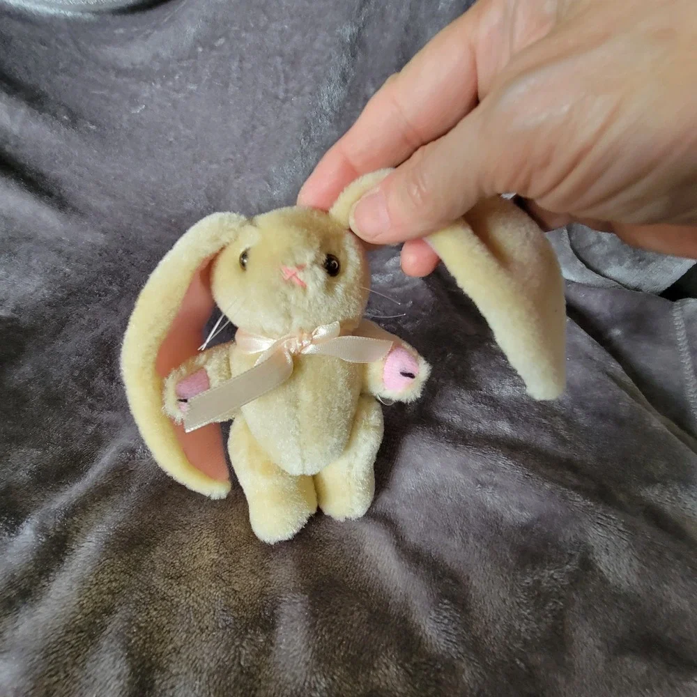 Vintage Maxson Import Plush Bunny Unisex Small Cream Excellent Floppy Ears